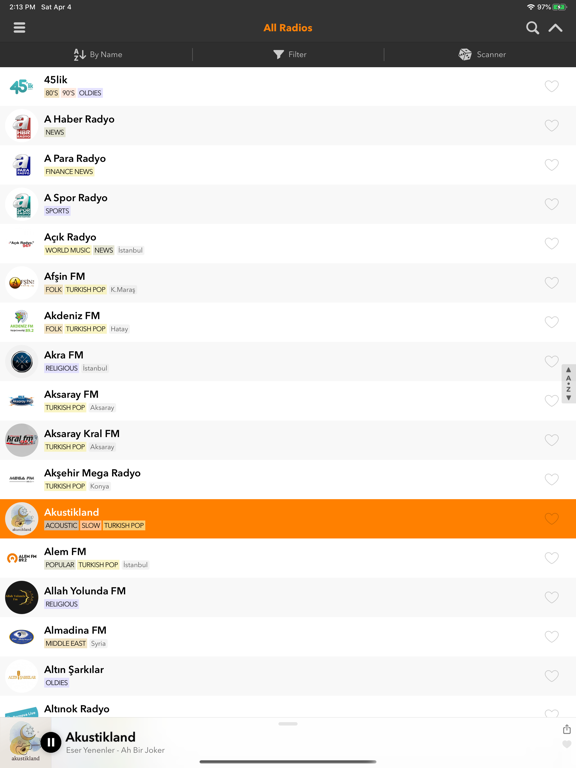 Radyo Kulesi - Turkish Radios iPad screenshot 1 - Music app