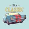 American Vintage Car Stickers