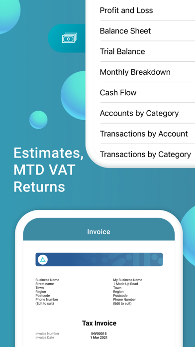 EasyBooks Accounting Screenshot