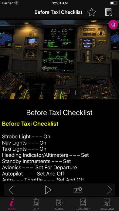 Airbus A320 Checklist screenshot 3