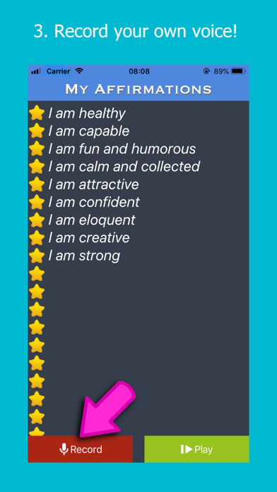Screenshot #3 pour Affirmations Repeater