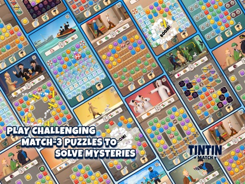 Tintin Match: The Puzzle Gameのおすすめ画像2