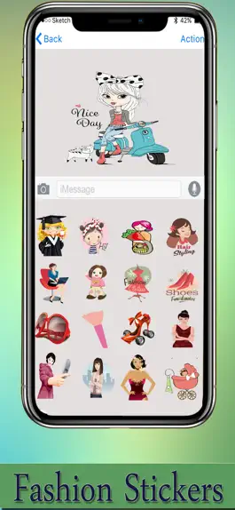 Game screenshot Girl Fashion Stickers hack