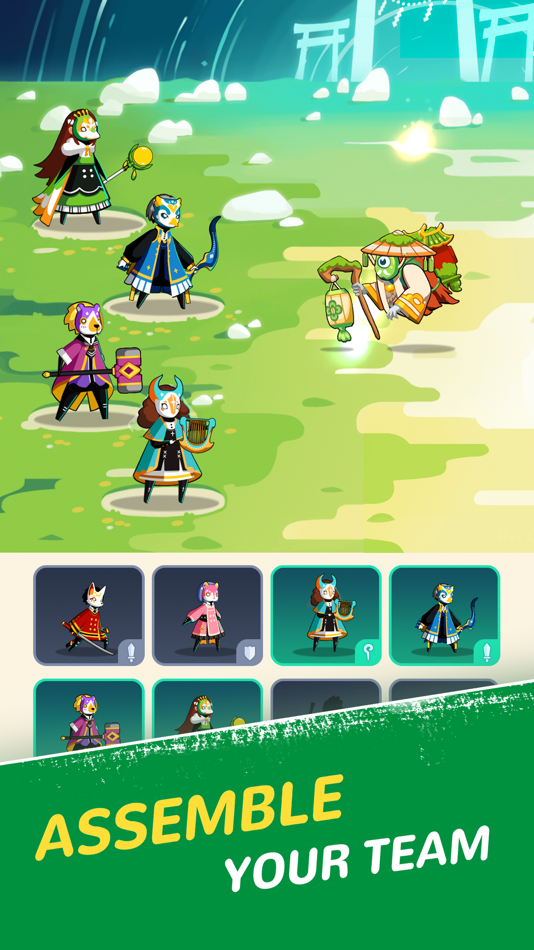 #2. Masketeers : Idle Has Fallen (iOS) Bởi: Appxplore (iCandy)