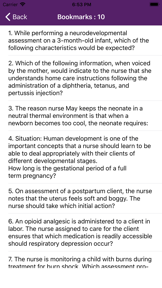 Pediatric Nursing Mock Test screenshot