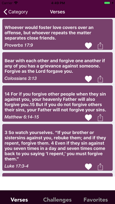 Bible Verses Qoutes iPhone screenshot 2 - Reference app