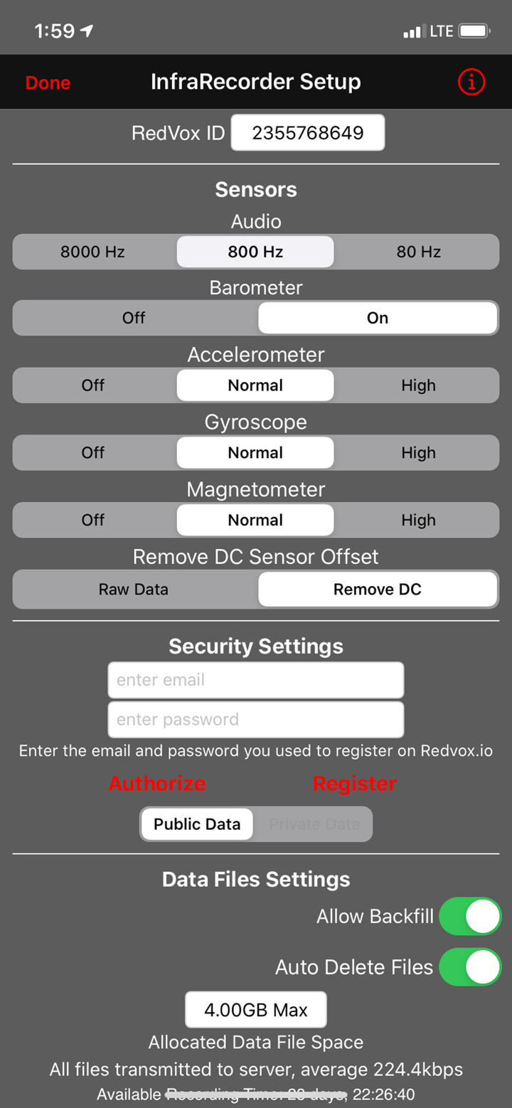 Infrasound Recorder screenshot 8