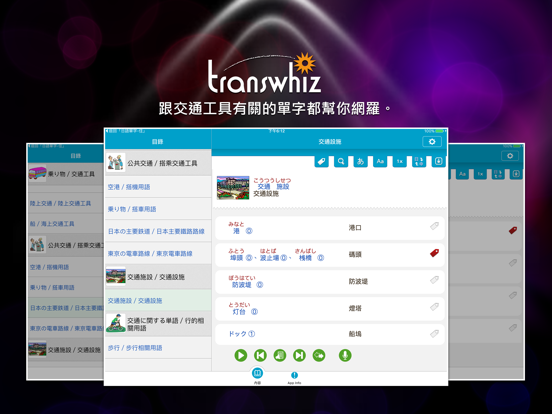 Screenshot #4 pour 日語單字速讀 - 交通篇