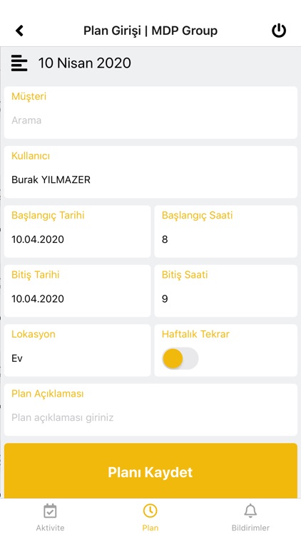 MDP Group | Aktivite ve Plan screenshot-4