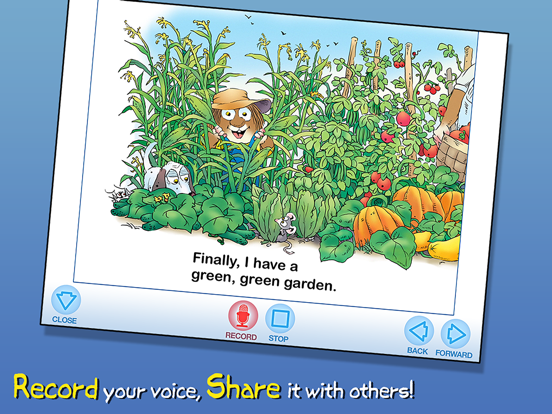 A Green, Green Garden - LC iPad screenshot 4 - Book app