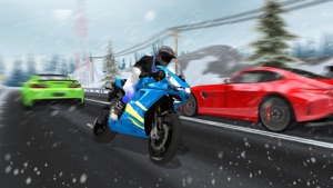 Wrong Way Moto Racer screenshot #2 for iPhone