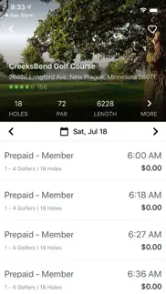 creeksbend golf course iphone screenshot 2