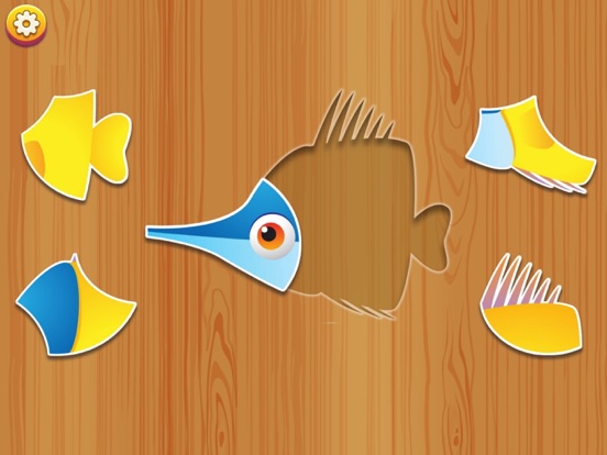 Baby Animal Jigsaw Puzzles iPad screenshot