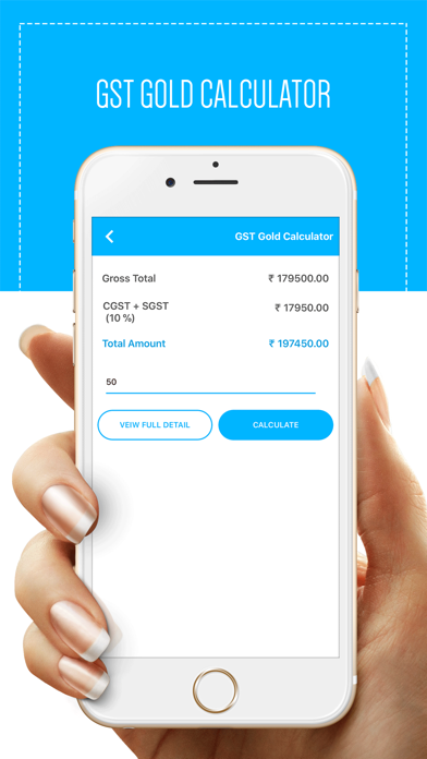 Gold Price Calculator with Tax Screenshot