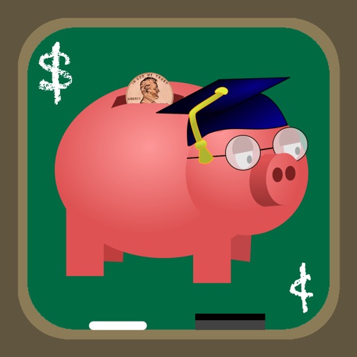 Professor Piggy Bank -US Coins
