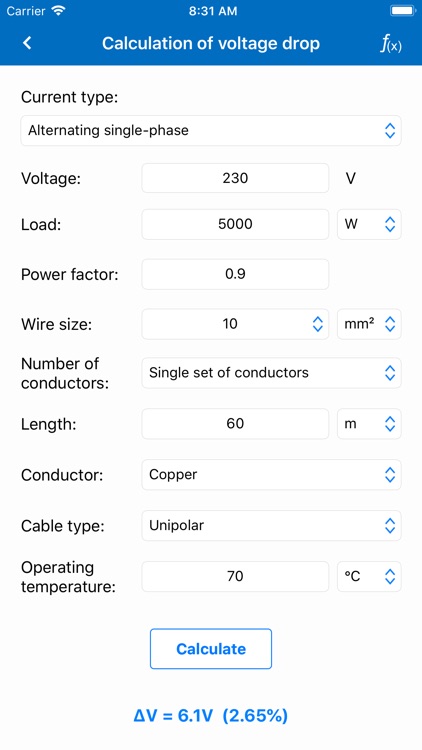 Electrical Calculations PRO