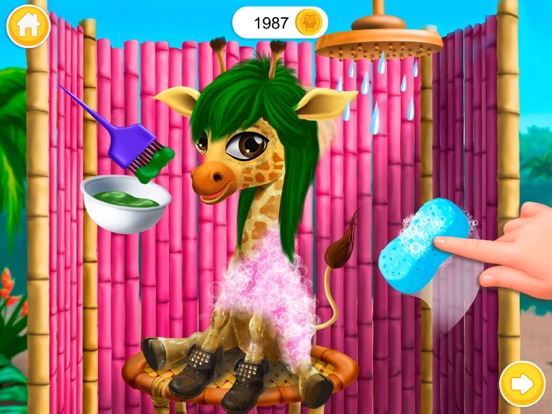 Screenshot #5 pour Baby Jungle Animal Hair Salon