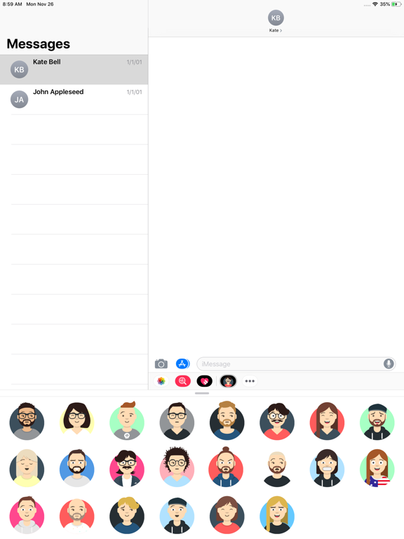 Phimoji: Emoji Stickers iPad screenshot 1 - Entertainment app