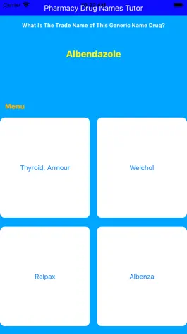 Game screenshot Pharmacy Drug Names Tutor apk