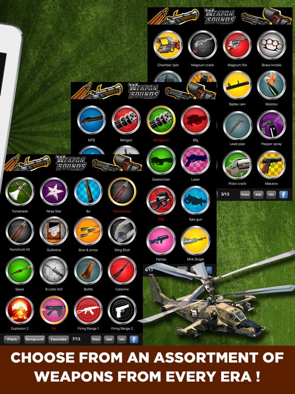 Screenshot #5 pour 100's of Weapon Sounds Pro