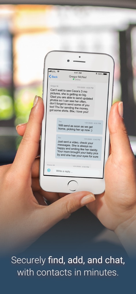 GettingOut - 이 앱은 사용자에게 이전 메시지 기록을 명확히 보여주고, 새 메시지를 작성할 수 있는 입력 필드를 제공하여 원활한 의사소통을 돕습니다.