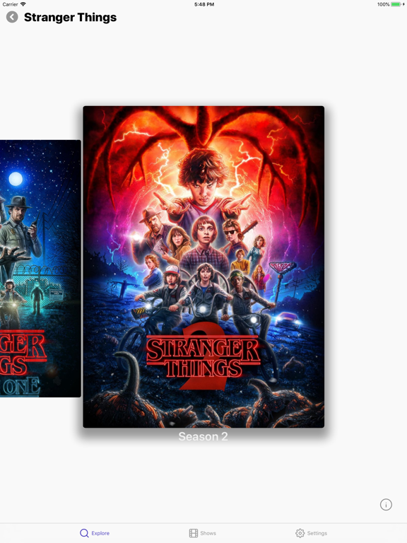 Lately - Track TV Show Series iPad screenshot 4 - Entertainment app