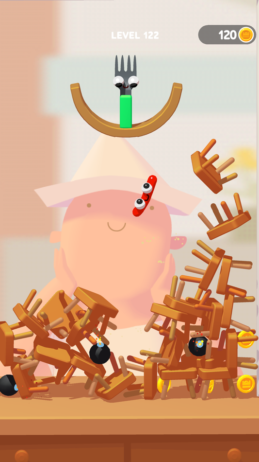 #8. Fork N Sausage (iOS) By: SayGames LTD