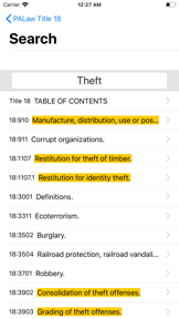 State Statute & Federal Law screenshot