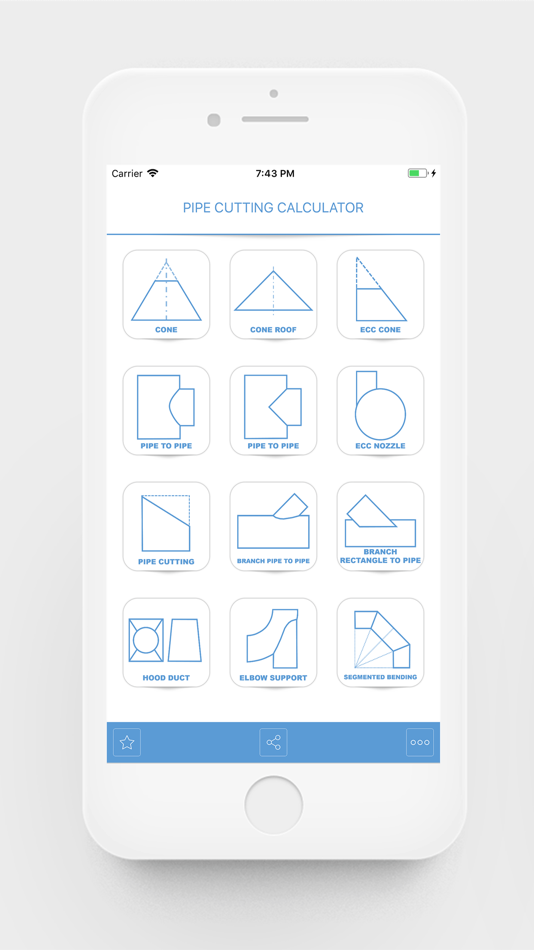 #1. Pipe Cutting Calculator (iOS) Podle: Bhavinkumar Satashiya