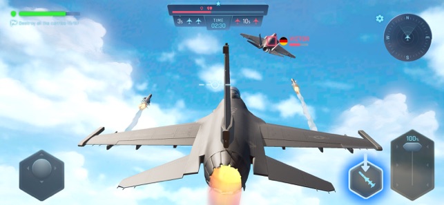 Sky Warriors: Guerra Aerea 3D su App Store