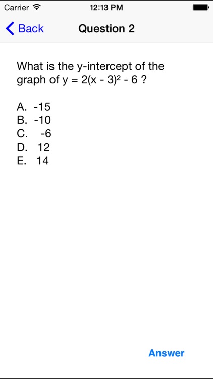 SAT Math Prep