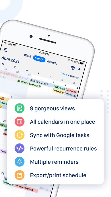 Tiny Calendar Pro