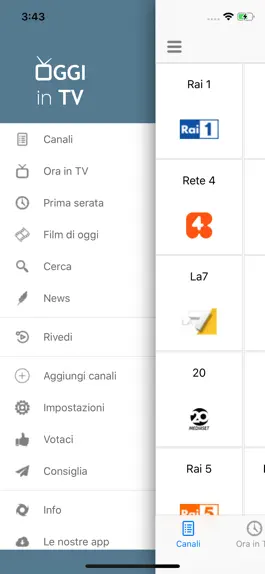 Game screenshot Oggi in TV - guida tv apk