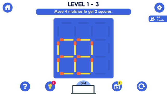 Matchstick Classic: Brain Game(圖2)-速報App