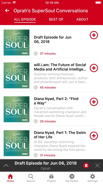 Pody Tunes - The Podcast App