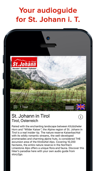story2go - St. Johann in Tirol app screenshot