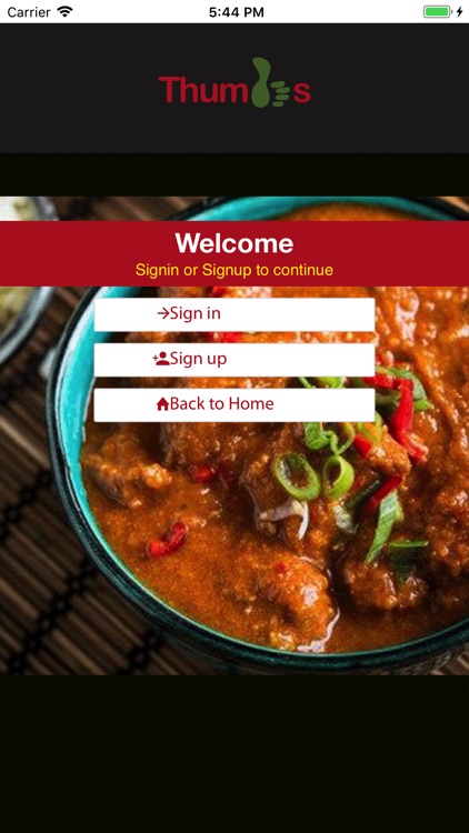Thumbs Oriental Restaurant screenshot-3