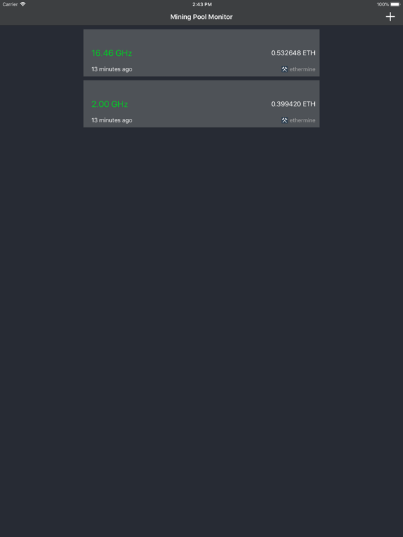 Screenshot #4 pour Mining Pool Monitor