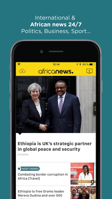 Africanews - News in Africa Screenshot