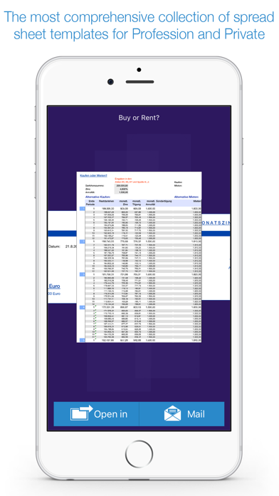 German Templates for MS Excel Screenshot