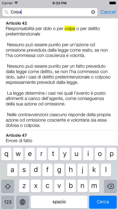 Codice Penale - ProjectDuraLex Screenshot