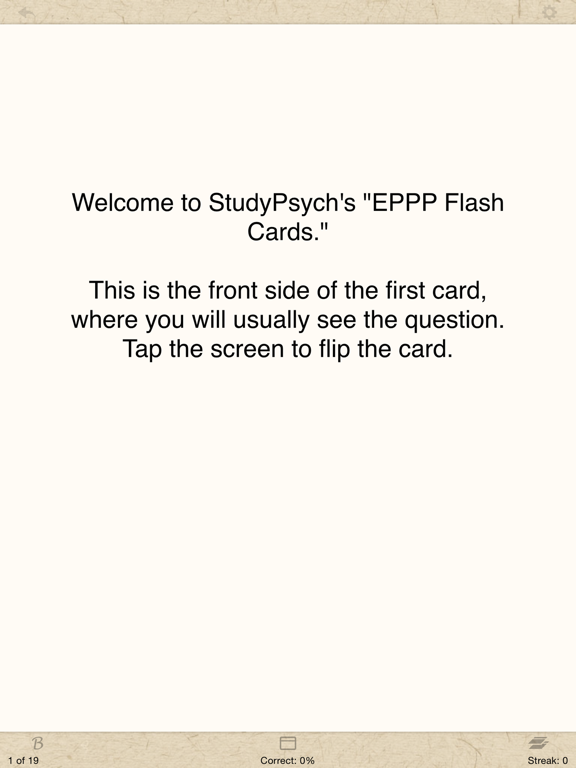 Screenshot #4 pour EPPP Flash Cards Lite