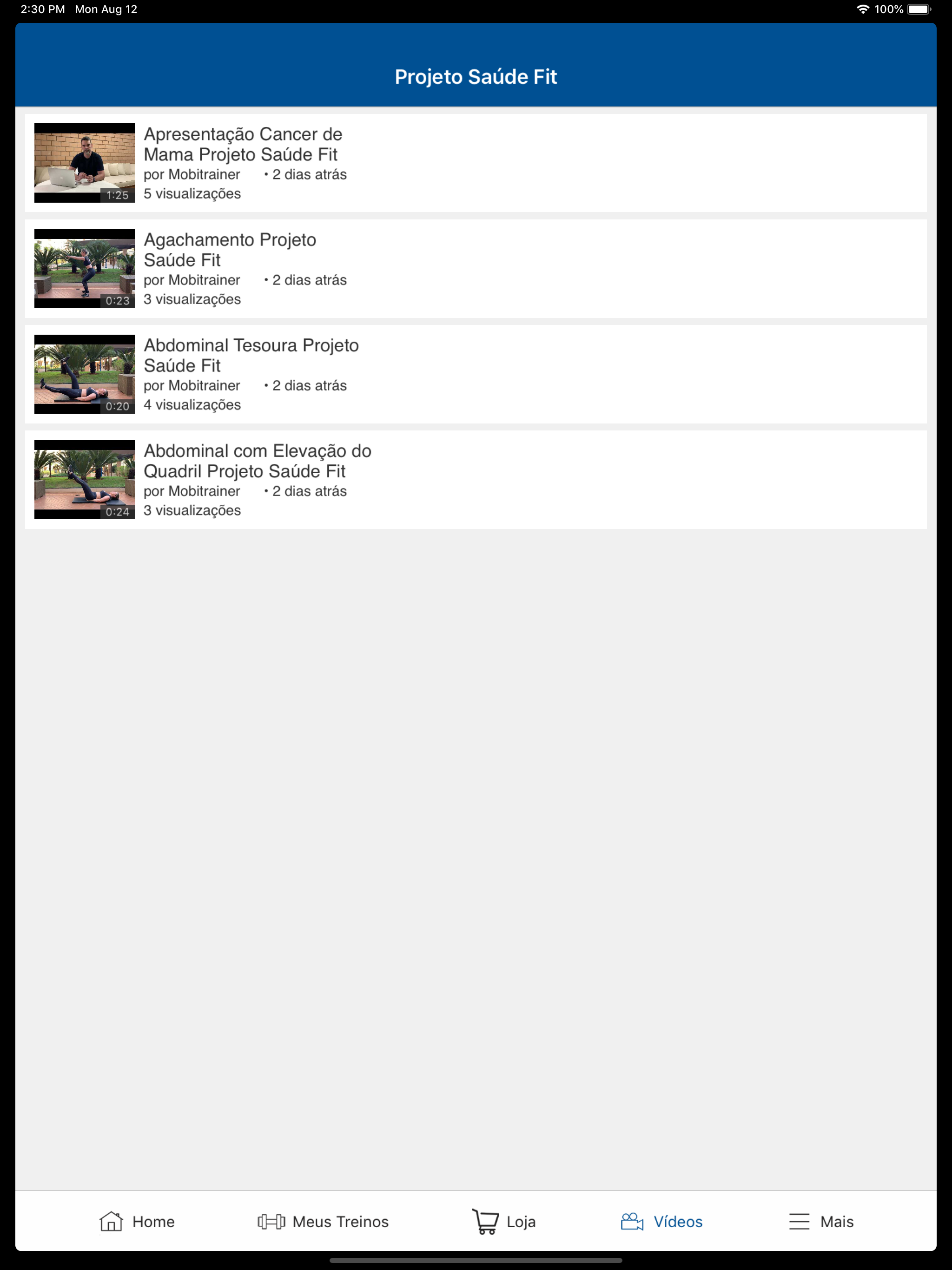 Projeto Saúde Fit screenshot 7