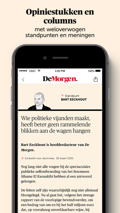 De Morgen - Nieuws Screenshot