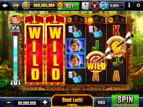 The Walking Dead Casino Slots iPad app afbeelding 8