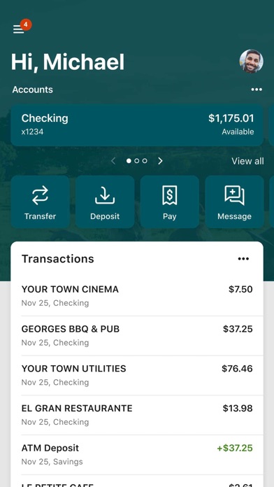 CentreBank Screenshot