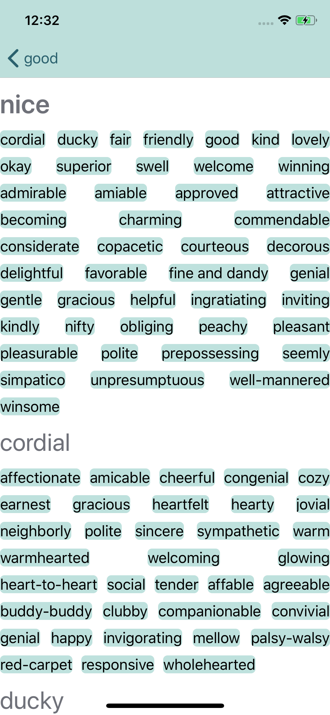 Synonyms - English dictionary