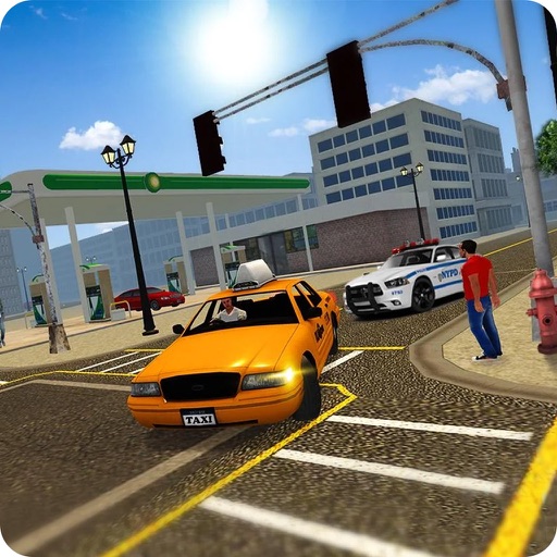 Crazy City Taxi Car Driver 3D icon