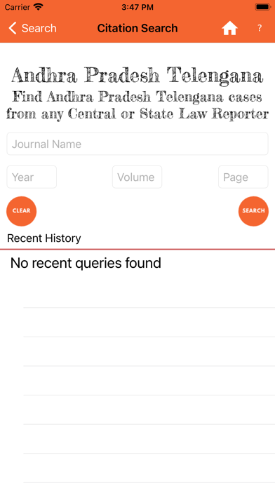 A.P. Telangana Legal Reports Screenshot