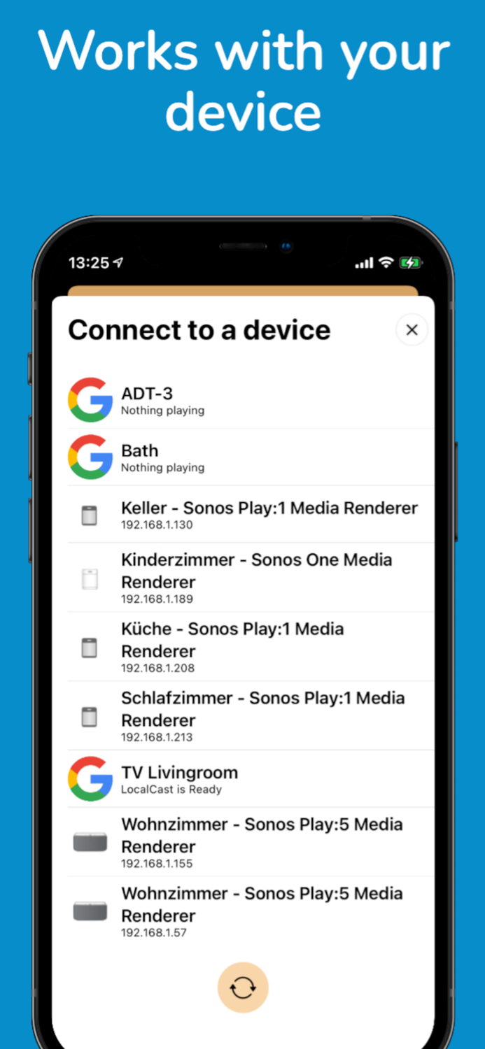 LocalCast stream to TV